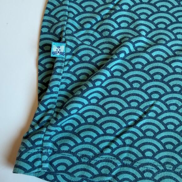 Catch A Tiger By Kickee Pants Blue Printed Bamboo Hoodie 8 - Picture 10 of 10